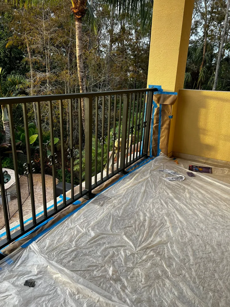Balcony surface prep and coating work — Boca Raton, FL