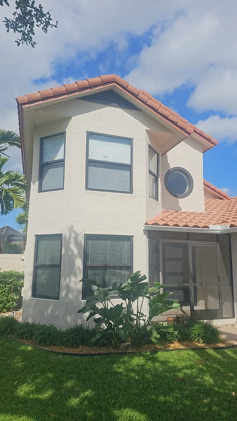 Residential exterior painting project in Boca Raton FL by Primer Star Corp
